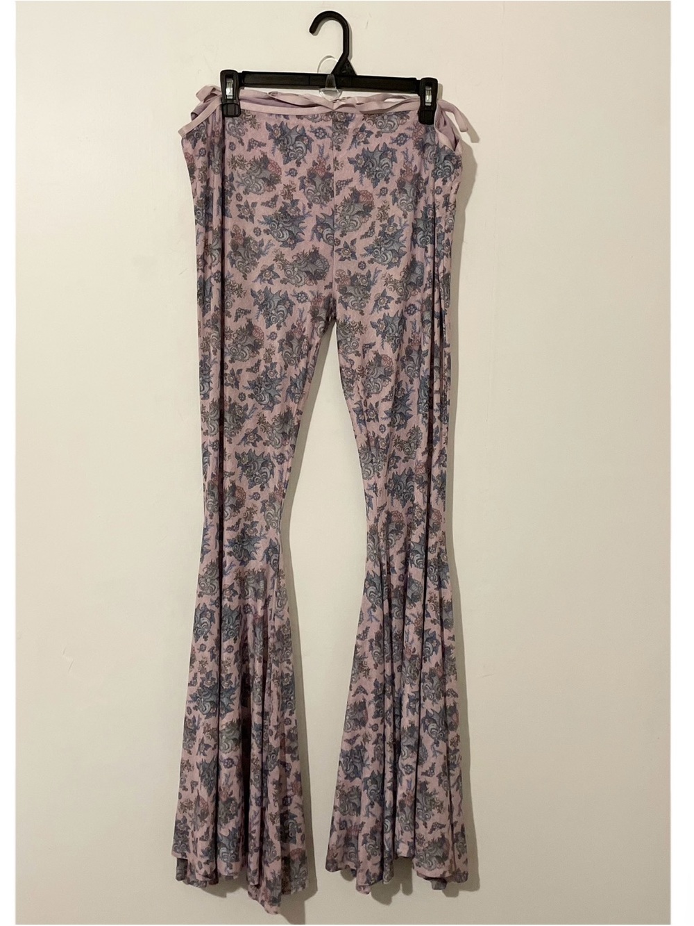 Sugar Thrillz Are We Human Dragon Print Bell Bottoms Mesh Rave Size 1X